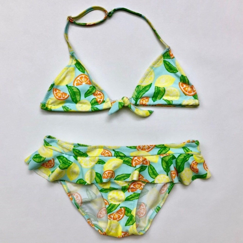 Zara Girl Lemon/Orange Bikini || 9-10 Year